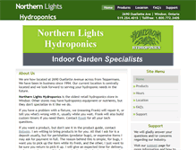 Tablet Screenshot of northernlightswindsor.com